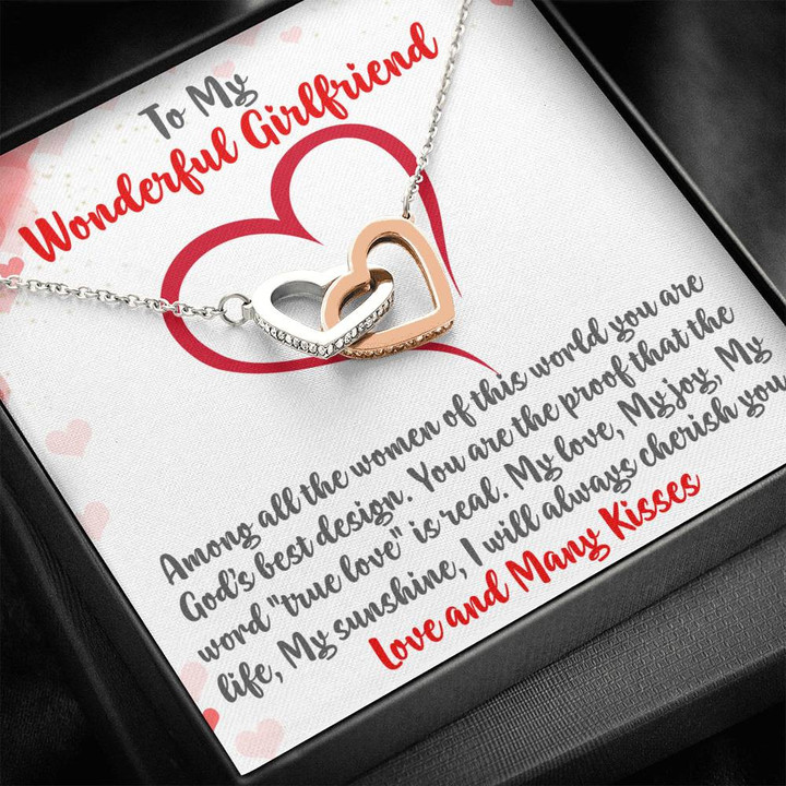 To My Soulmate, Soul mate Gift, Fiance Anniversary Gift, Friend Gift, To My Friend, Interlocking Hearts Necklace, Soulmate Necklace, Two Hearts Necklace