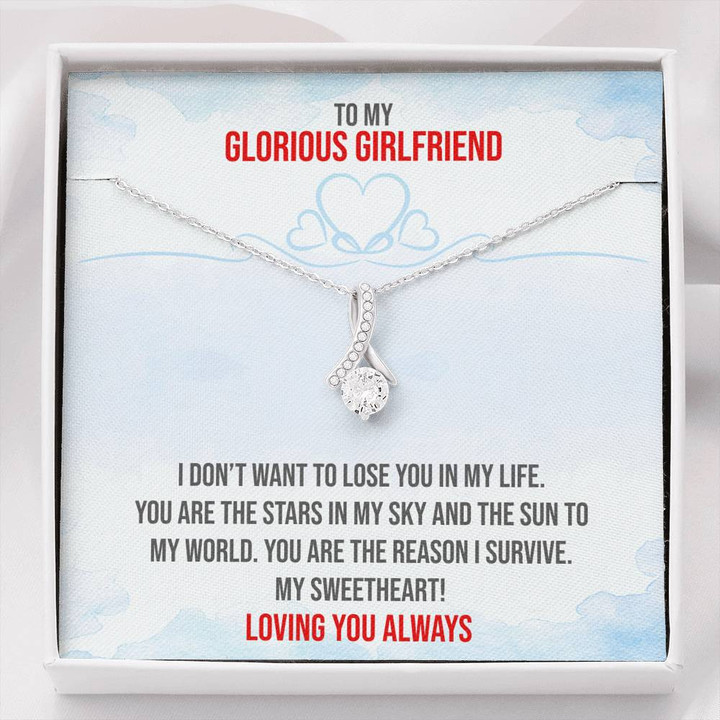 Glorious Girlfriend,Girlfriend,Girlfriend Necklace Pendant,Sentimental Gifts,Christmas Gift Alluring Beauty Necklace