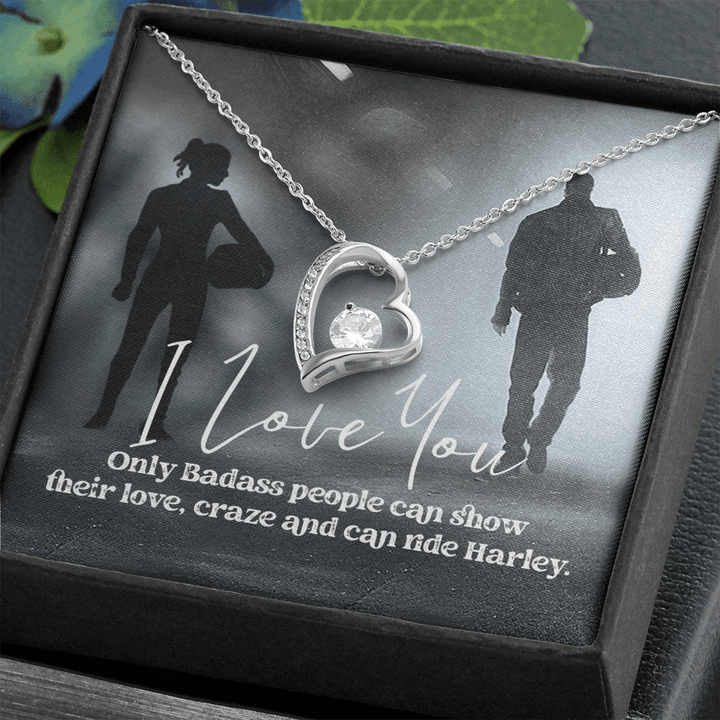 Gift for Her, Gift for Husband, Motorcycle Gifts For Men, Biker Gifts For Her, Necklace Motorcycle Biker, Christmas Gift, Valentines Day Gift , Heart Necklace