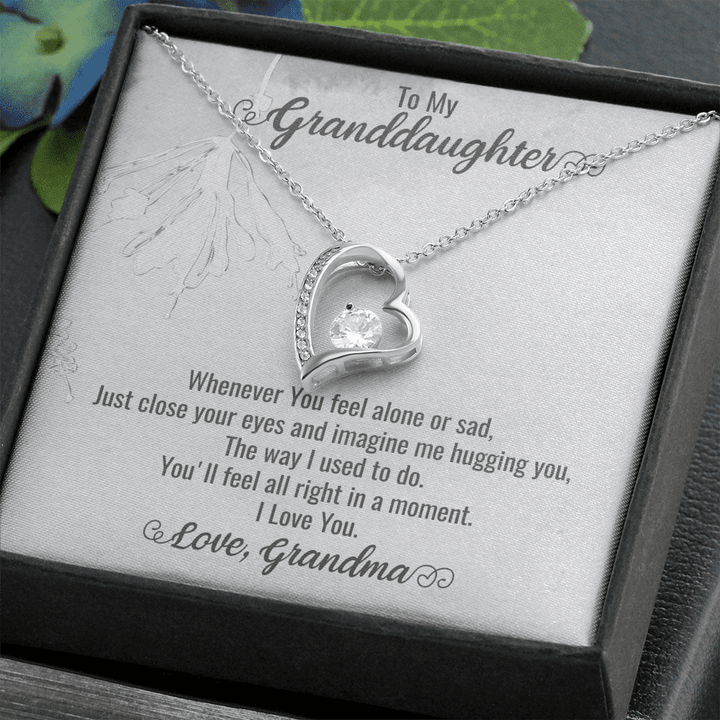 Granddaughter Christmas Gift, Granddaughter Gifts From Nana, Lockdown Gifts For Granddaughter, Sentimental Gifts , Heart Necklace