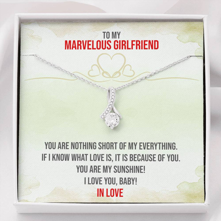 Marvelous Girlfriend,Anniversary Gift For,Soulmate Gift,Anniversary Gifts,Christmas Gift Alluring Beauty Necklace