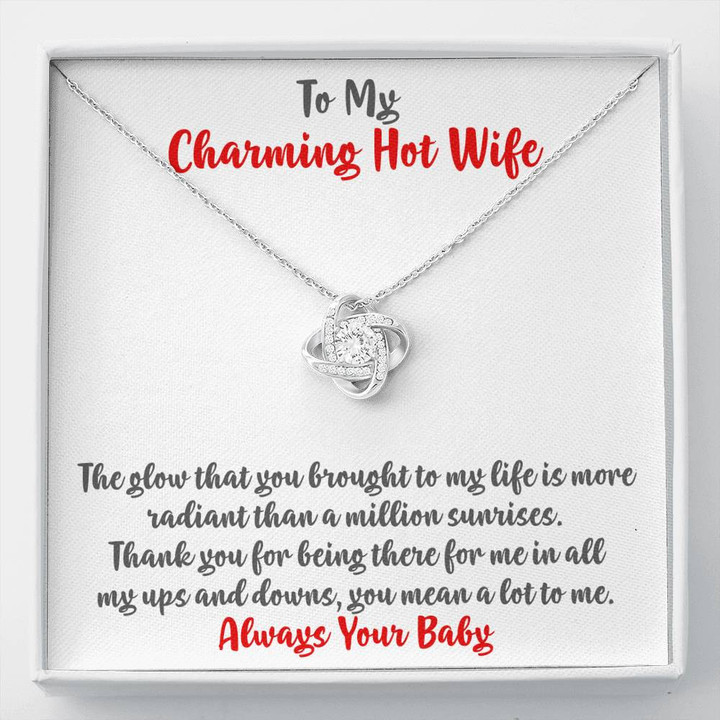 Anniversary Gift For Wife, To My Wife Necklace, Present For Wife, Marriage Gifts, Gift Ideas For Wife, Heart Pendant Necklace