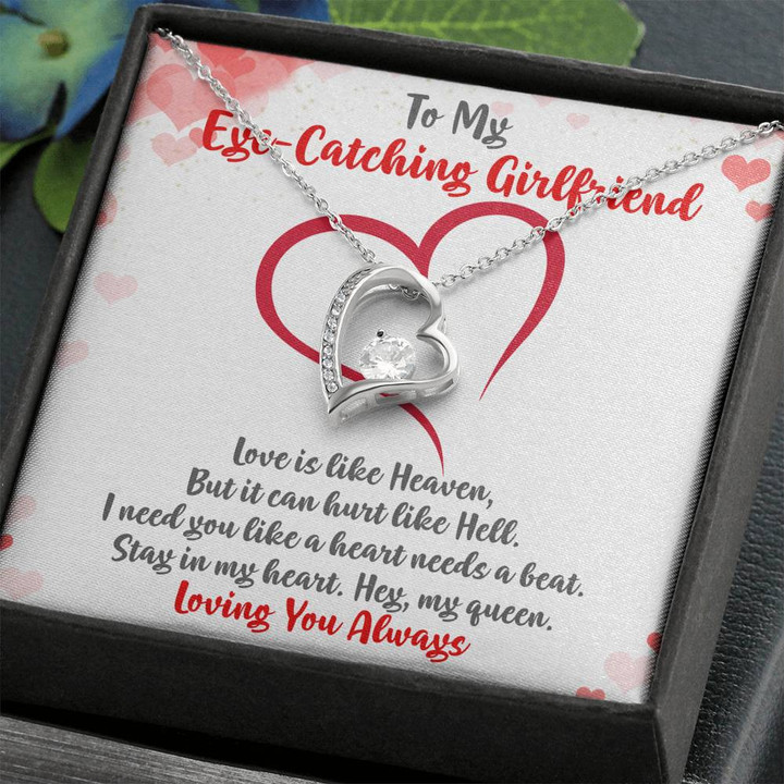 To My Soulmate Necklace, Anniversary Necklace, Soulmate Jewelry, Soulmate Quote, Soulmate Gift, Romantic Gift For Her, White Gold Necklace , Heart Necklace