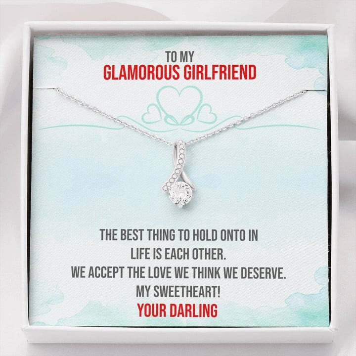 Glamorous Girlfriend,To My Girlfriend,For My Girlfriend,Anniversary Gifts,Christmas Gift Alluring Beauty Necklace