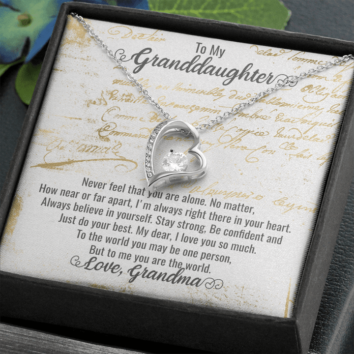 Granddaughter Gift Ideas, Granddaughter Gifts Love Nana, Irish Granddaughter Gifts, To My Granddaughter , Heart Necklace
