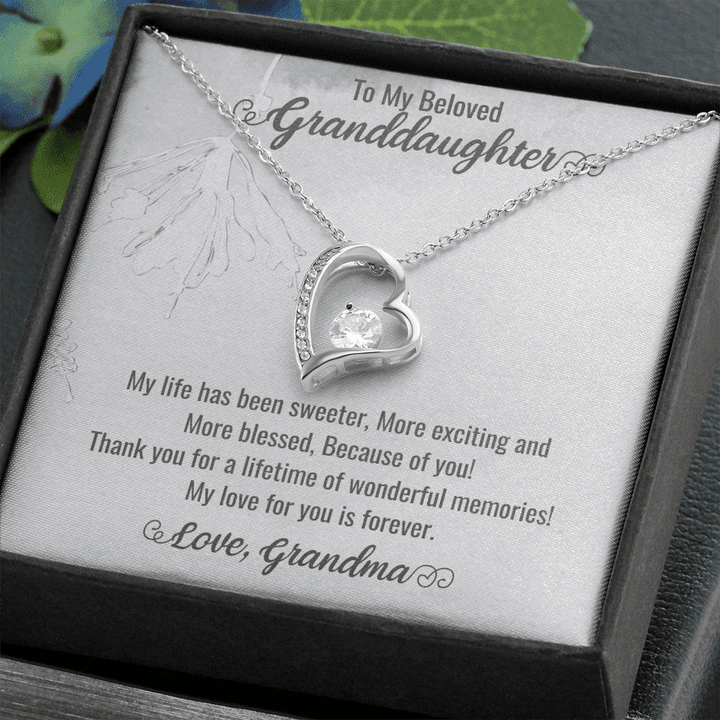 Granddaughter Christmas Gift, Granddaughter Gifts Necklace, Irish Granddaughter Gifts, To Our Granddaughter Gifts , Heart Necklace