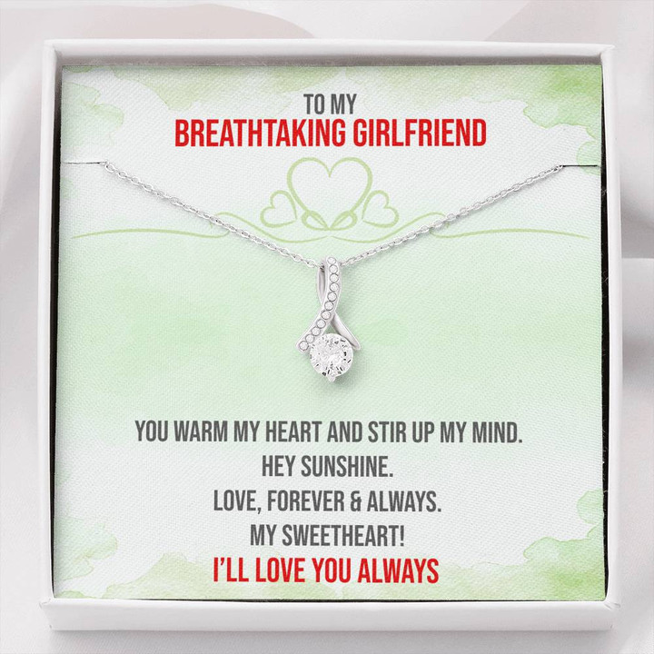Breathtaking Girlfriend,Anniversary Gift For,Girlfriend Necklace Pendant,Anniversary Gifts,Christmas Gift Alluring Beauty Necklace