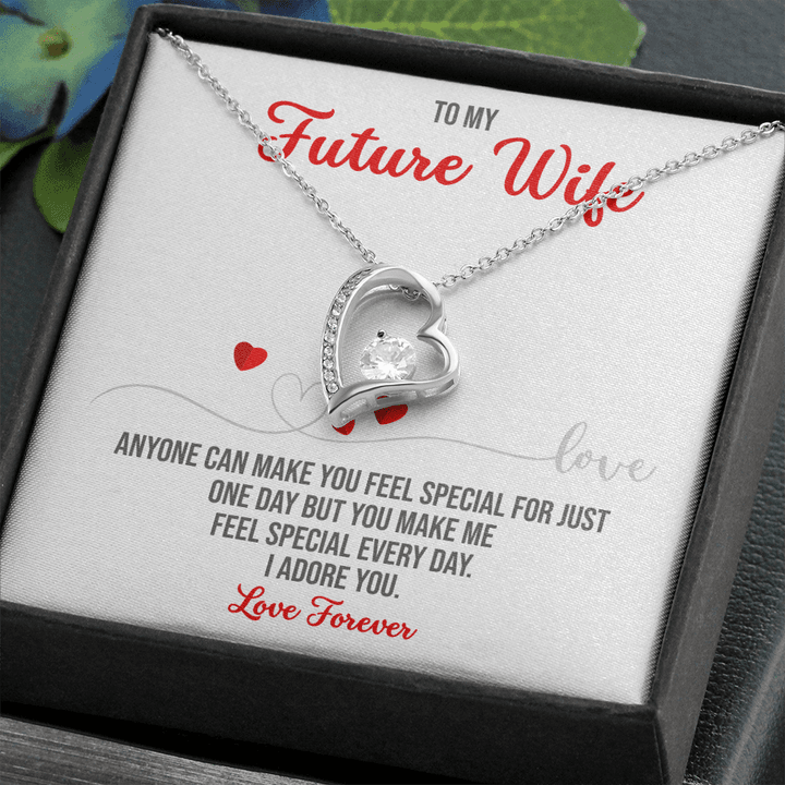 Valentine Day Gift for gf, Future Wife Necklace Gift, Future Wife Necklace, Future Wife Jewelry , Heart Necklace