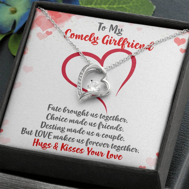 Future Friend Gift, To My Future Friend, Wedding Day Gift From Groom, Fiancee Birthday Gift, Future Friend Necklace, Time Stands Still , Heart Necklace