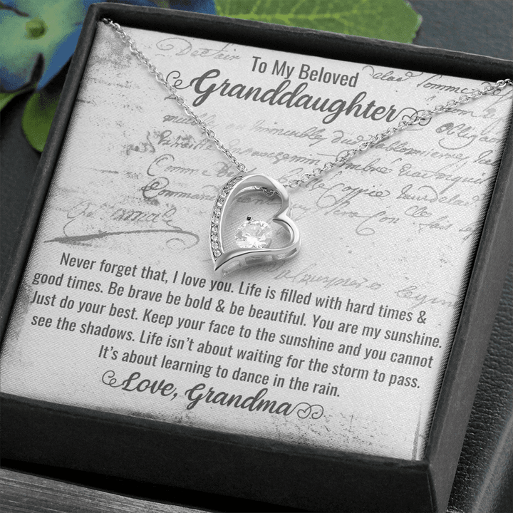 Granddaughter Gifts From Grammy, Granddaughter Gifts To Grammy, Irish Granddaughter Gifts, Valentines Day Gifts For Granddaughter , Heart Necklace