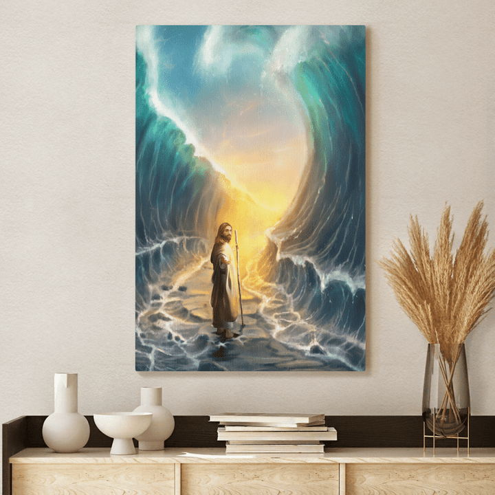 God Will Make A Way For You Canvas, God Canvas, Christian Wall Art