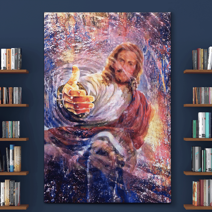 Hand Of God Knowing Jesus Canvas