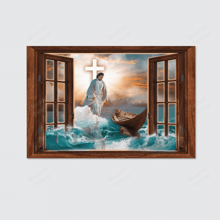 Inspirational Jesus B01 Landscape Canvas For Living Room and Bed Room