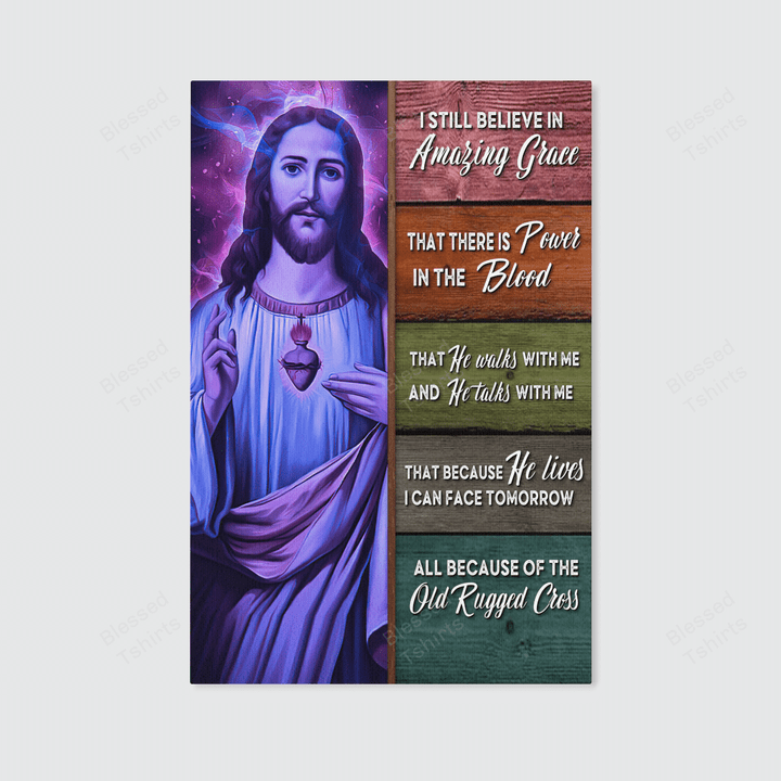Faith-lift Wood Grain B05 Portrait Canvas For Living Room and Bed Room