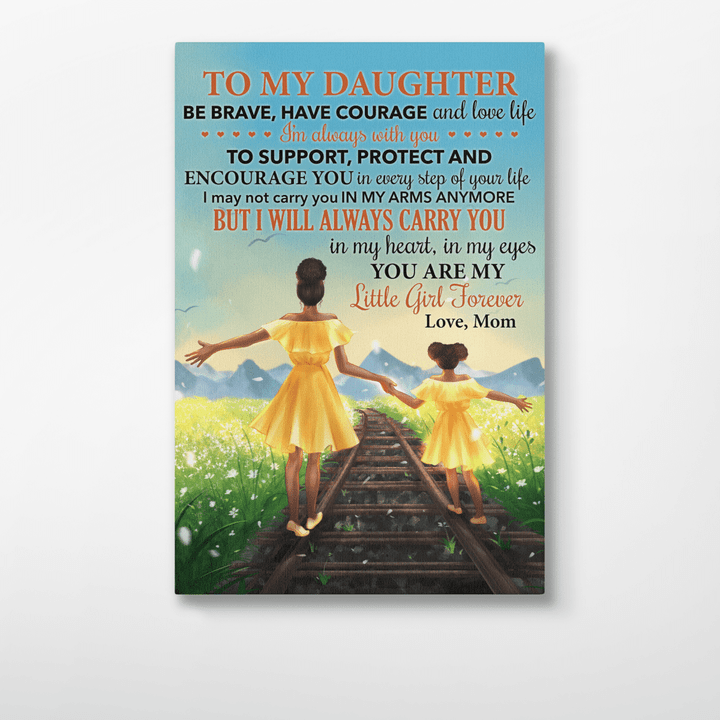 Canvas poster for daughter gift from mom to daughter canvas poster for daughter gift from mom for daughter