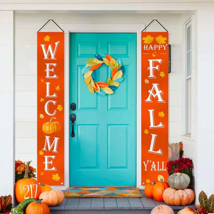 Welcome Fall Porch Banner
