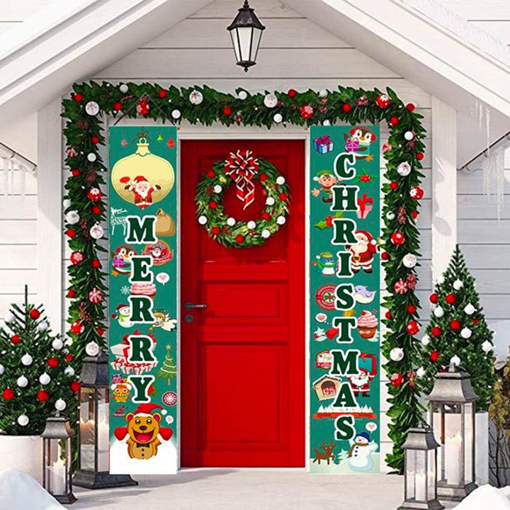 Merry Christmas Porch Banner
