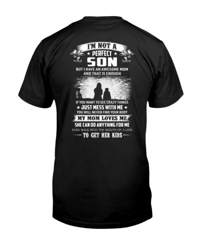 Son t-shirt son loves mom dduc ntmn