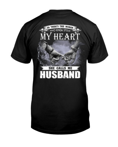 Wife t-shirt stole heart husband dduc htteh