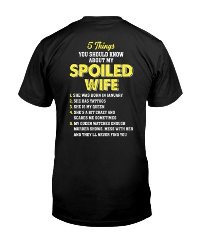 Wife t-shirt 5 things wife tattoos janu ddue ngvt