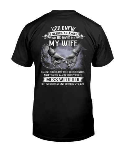 Wife t-shirt angel wife mwh dhuc lnka