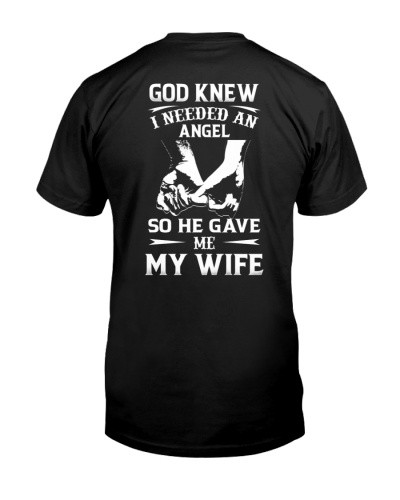 Wife t-shirt needed angel wife dauc httv