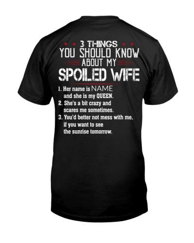 Wife t-shirt 3things wife queen dduc tthd
