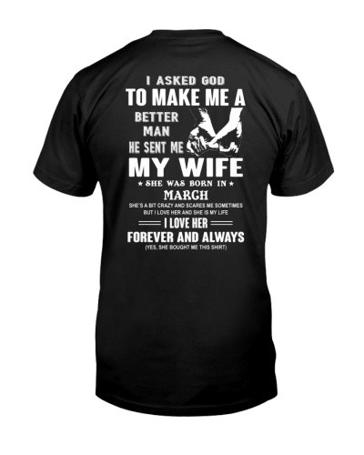 Wife t-shirt better wife forever dauc vttn