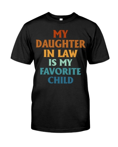 Daughter In Law t-shirt fathersday daughteril child deub htte