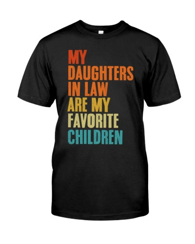 Daughter In Law t-shirt daughtersil fatheril favorite daua htte