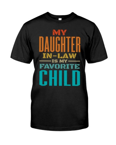 Daughter In Law t-shirt daughteril is child deub htteh