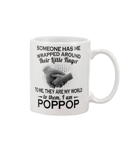 Grandson Mug- wrapped around poppop htte