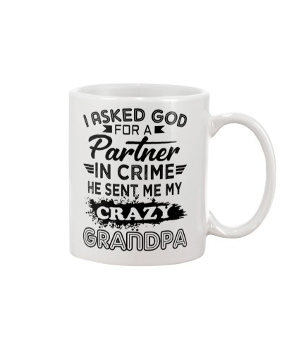 Grandson Mug- partner crime crazy grandpa diub ntmn