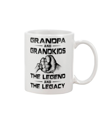 Grandson Mug- grandpa grandkids the legend htte