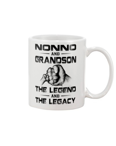 Grandson Mug- nonno grandson the legend htte