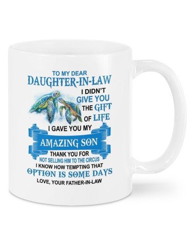 Daughter In Law Mug- mug daughteril thank fatheril daub htteh