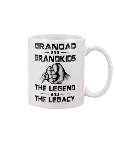 Grandson Mug- grandad grandkids the legend htte