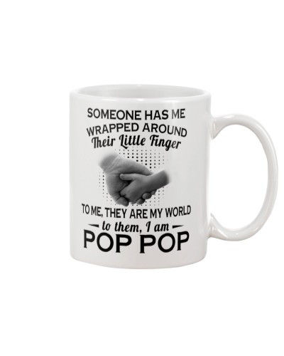 Grandson Mug- wrapped around pop pop dhud htte