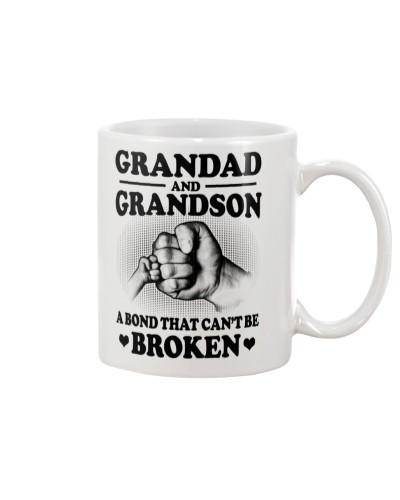 Grandson Mug- grandad grandson a bond broken htte