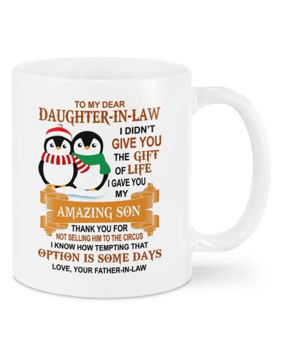 Daughter In Law Mug- mug daughteril option fatheril daua htte