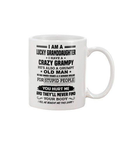 Granddaughter Mug- lucky granddau grampy yourbody htte