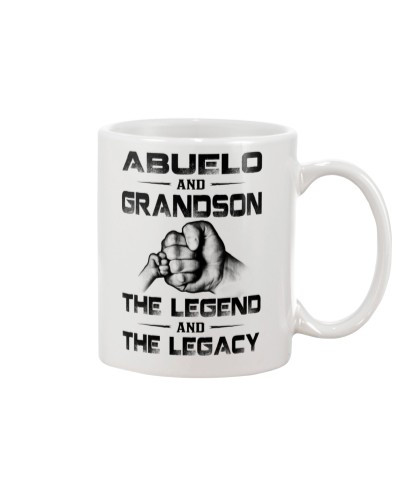 Grandson Mug- abuelo grandson the legend htte