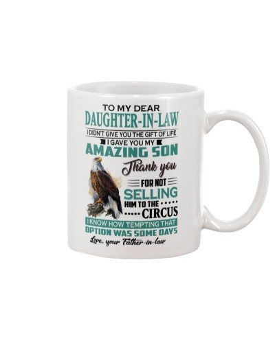 Daughter In Law Mug- daughter inlaw circus father lchv