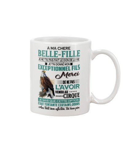 Daughter In Law Mug- daughter inlaw circus father french lchv