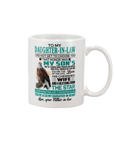 Daughter In Law Mug- eagle daughter inlaw thestar father htte