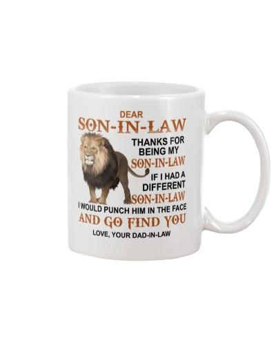 Son In Law Mug- oninlaw different dadinlaw ntmn