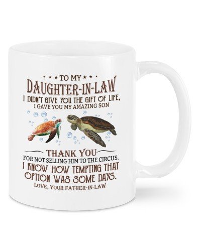 Daughter In Law Mug- mug daughteril tempting fatheril diuc ntmn