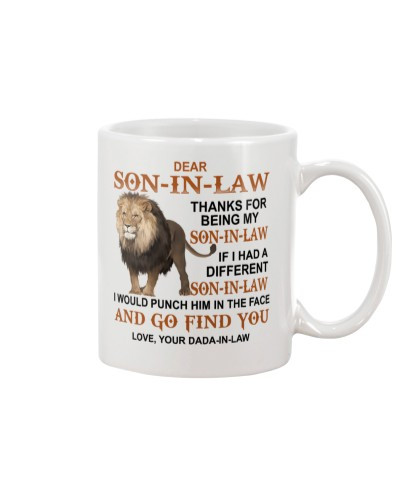 Son In Law Mug- oninlaw different dadainlaw ntmn