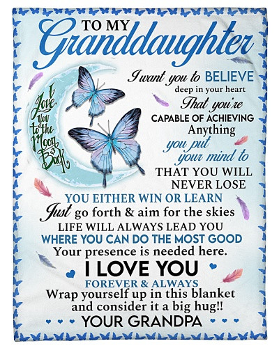 Granddaughter blanket quilt tqh blk granddau capable grandpa deua