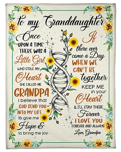 Granddaughter blanket quilt grandpa granddau hope dgue lchv